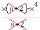 x%28cross%28x%2B2%29%29%2Ax%5E4%2F%28cross%28x%2B2%29%29