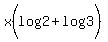 x%28log%282%29%2Blog%283%29%29
