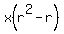 x%28r%5E2-r%29