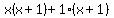x%28x%2B1%29%2B1%28x%2B1%29