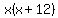 x%28x%2B12%29