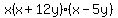 x%28x%2B12y%29%28x-5y%29