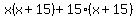 x%28x%2B15%29%2B15%28x%2B15%29