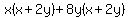 x%28x%2B2y%29%2B8y%28x%2B2y%29