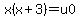 x%28x%2B3%29=u0