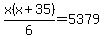 x%28x%2B35%29%2F6=5379