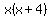 x%28x%2B4%29
