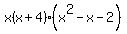 x%28x%2B4%29%28x%5E2-x-2%29
