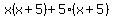 x%28x%2B5%29%2B5%28x%2B5%29