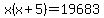 x%28x%2B5%29+=+19683