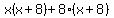 x%28x%2B8%29%2B8%28x%2B8%29