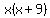 x%28x%2B9%29