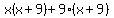 x%28x%2B9%29%2B9%28x%2B9%29