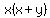 x%28x%2By%29