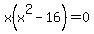 x%28x%5E2+-+16%29+=+0