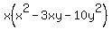 x%28x%5E2-3xy-10y%5E2%29