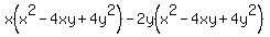 x%28x%5E2-4xy%2B4y%5E2%29-2y%28x%5E2-4xy%2B4y%5E2%29