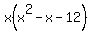 x%28x%5E2-x-12%29