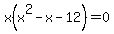 x%28x%5E2-x-12%29+=+0