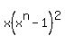 x%28x%5En+-+1%29%5E2