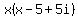 x%28x-5%2B5i%29