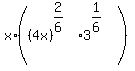 x%2A%28%284x%29%5E%282%2F6%29%5E%22%22%2A3%5E%281%2F6%29%29