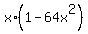 x%2A%281-64x%5E2%29