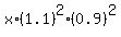 x%2A%281.1%29%5E2%2A%280.9%29%5E2