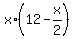 x%2A%2812+-+x%2F2%29