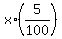 x%2A%285%2F100%29