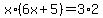x%2A%286x%2B5%29++=+3%2A2+