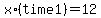 x%2A%28time1%29=12