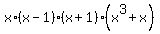 x%2A%28x-1%29%28x%2B1%29%2A%28x%5E3%2Bx%29