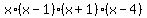 x%2A%28x-1%29%2A%28x%2B1%29%2A%28x-4%29
