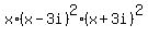 x%2A%28x-3i%29%5E2%2A%28x%2B3i%29%5E2