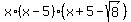 x%2A%28x-5%29%2A%28x%2B5-sqrt%288%29%29
