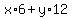 x%2A6%2By%2A12