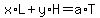 x%2AL%2By%2AH=a%2AT