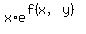 x%2Ae%5E%28f%28x%2Cy%29%29
