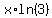 x%2Aln%283%29