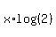 x%2Alog%28%282%29%29