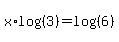 x%2Alog%28%283%29%29=log%28%286%29%29
