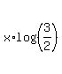 x%2Alog%28%283%2F2%29%29