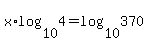 x%2Alog%2810%2C4%29=log%2810%2C370%29