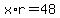 x%2Ar+=+48