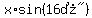 x%2Asin%28%2216%B0%22%29