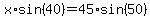 x%2Asin%2840%29=45%2Asin%2850%29