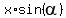 x%2Asin%28alpha%29
