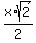 x%2Asqrt%282%29%2F2