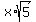 x%2Asqrt%285%29